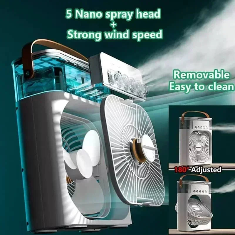 3 In 1 Portable Air Cooler with Humidifier-3
