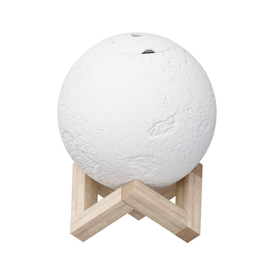 NNEDSZ Aroma Diffuser LED Moon Lamp 880ml-0
