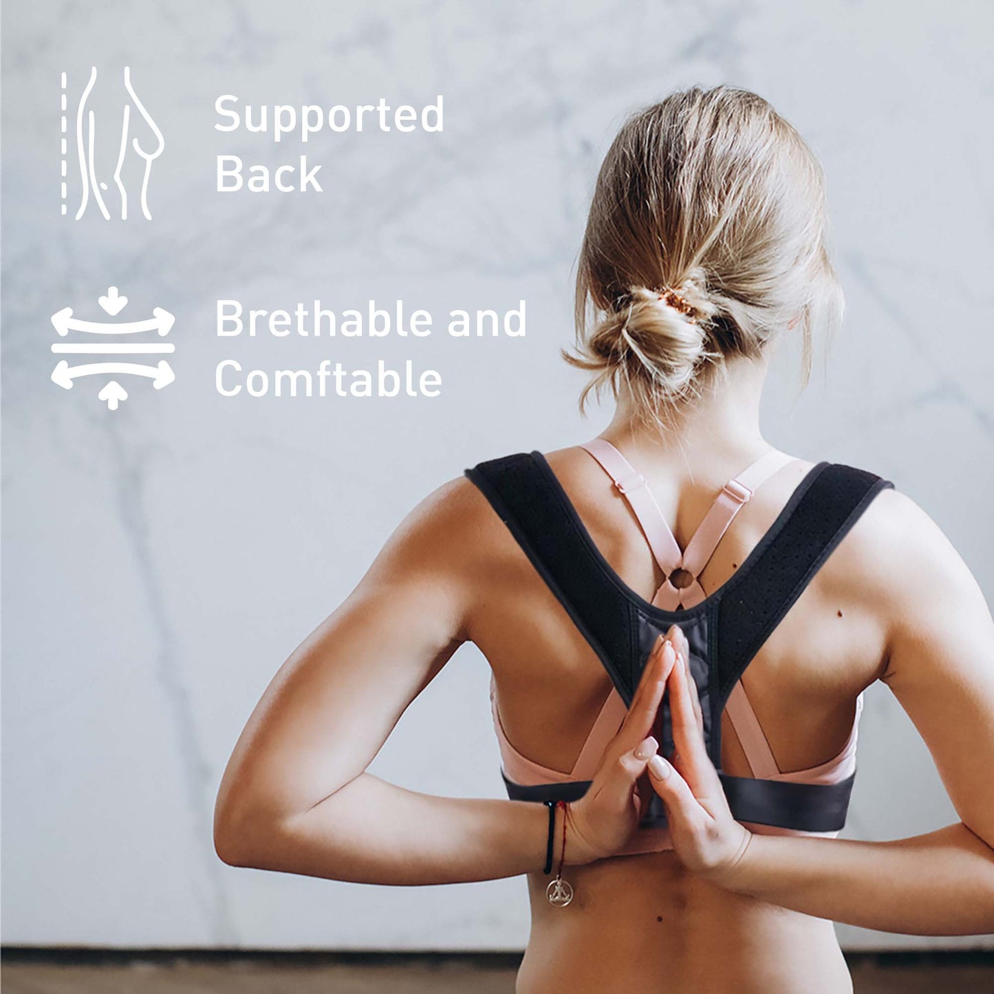 Pursonic Shiatsu Heating Neck & Back Massager + Adjustable Posture Corrector Bundle – Deep Tissue Massage & Spine Alignment Support